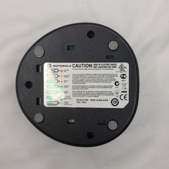 Original Motorola WPLN4137BR Replacement Base Charger No Power Adapter Included - Picture 3 of 5